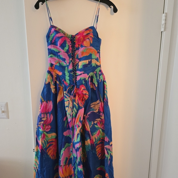 Farm Rio Painted Jungle Mididress - Picture 8 of 10